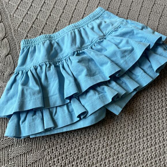 Hanna Andersson Teal Ruffled Skort ~ 100/4 - Picture 10 of 10